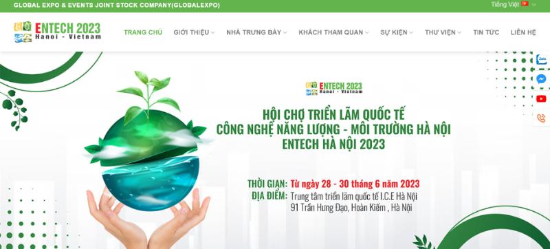 Hội chợ triển lãm ENTECH 2023 - Cơ hội phát triển mới cho doanh nghiệp